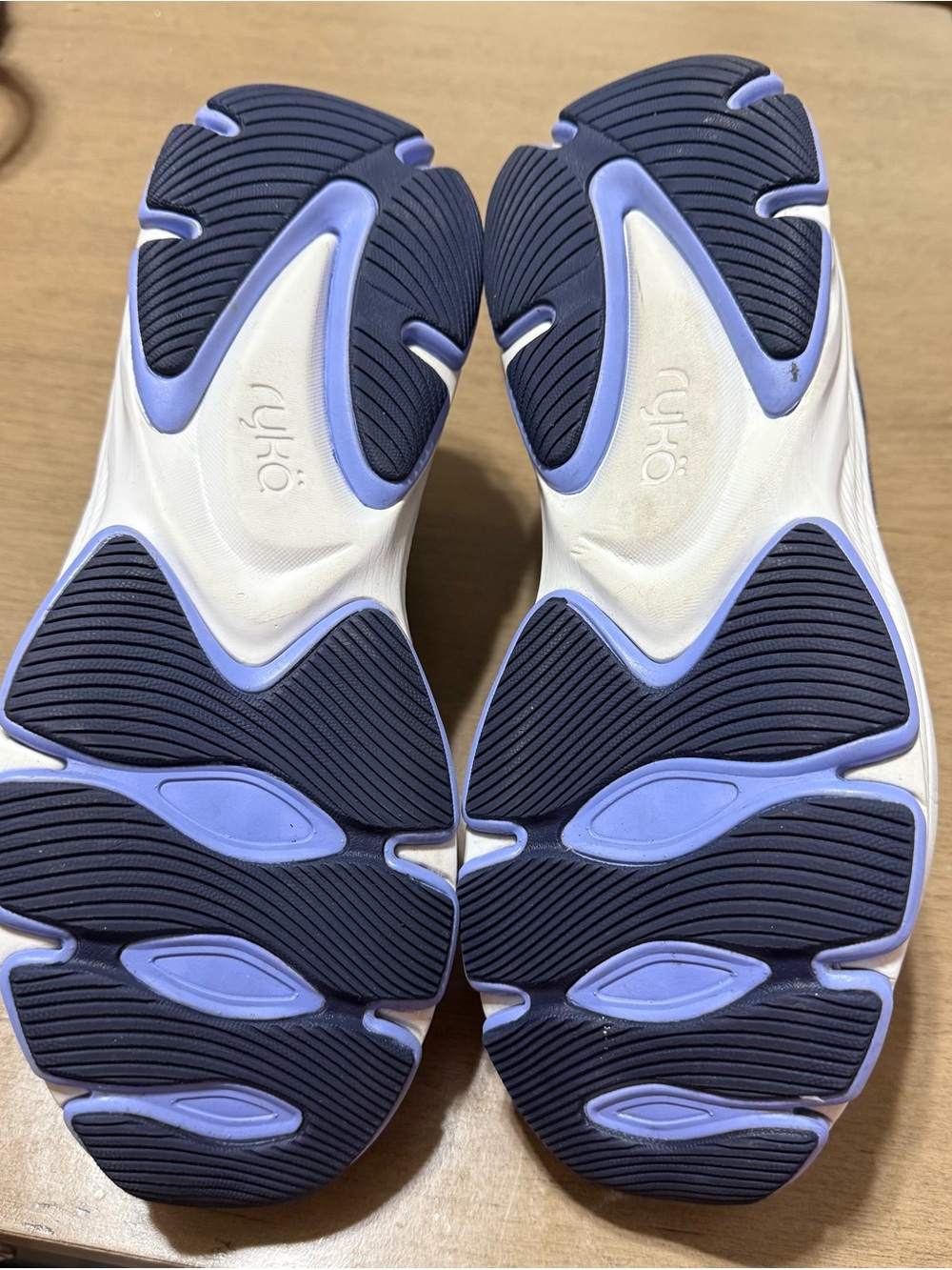 Ryka Navy Sneakers with Light Blue and White Accents - Picture 5 of 6